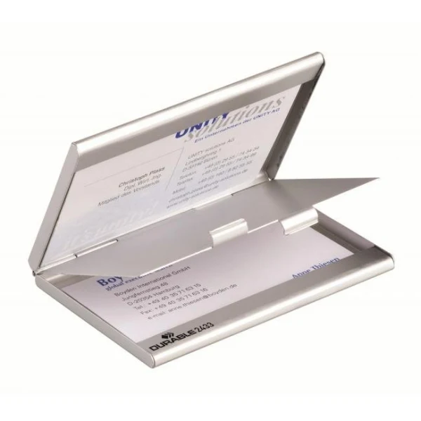 Krabička na vizitky DURABLE BUSINESS CARD BOX DUO 