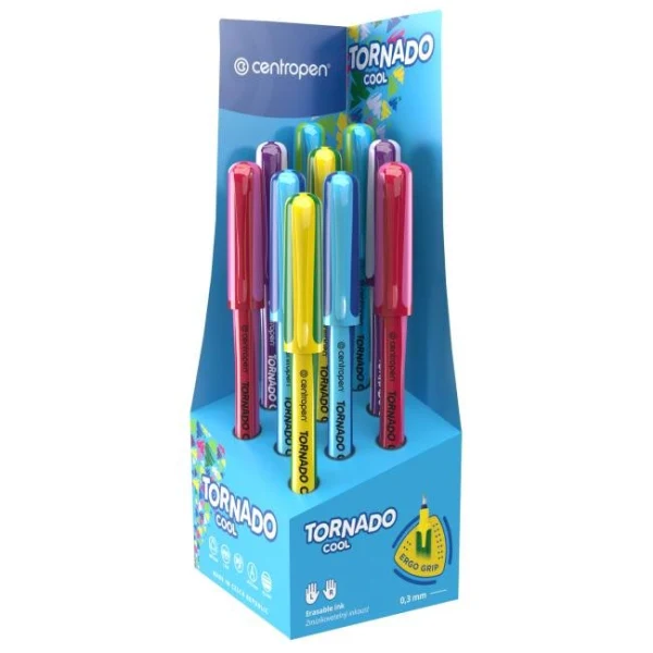 Displej Centropen roller Tornado COOL, 10 ks 