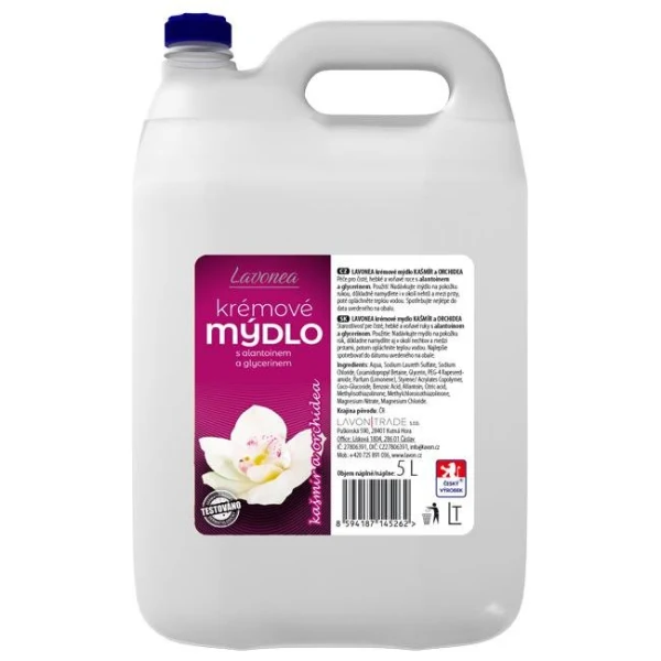 Tekuté mydlo LAVONEA kašmír & orchidea 5 l 