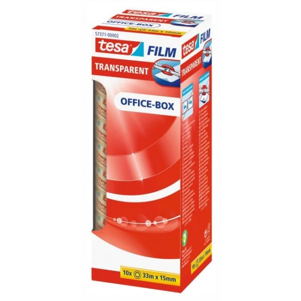 Lepiaca páska TESA Economy, 15 mm x 33 m, 10 ks 