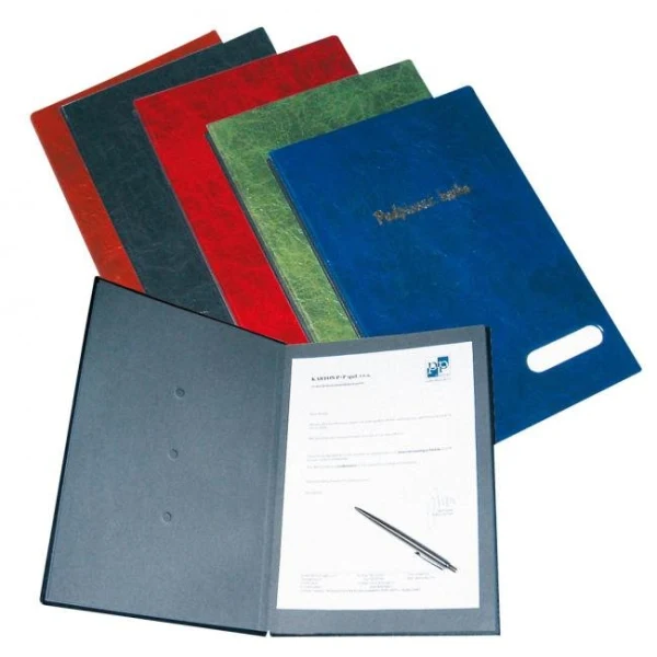 Podpisová kniha plastová 14 KARTON PP čierna 