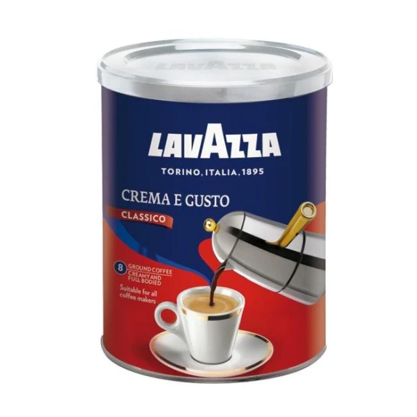 Mletá káva LAVAZZA Crema e Gusto 250 g v dóze 