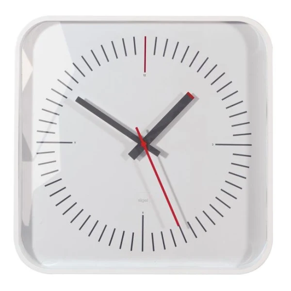 Nástenné hodiny artetempus Litho 35x35cm biele 