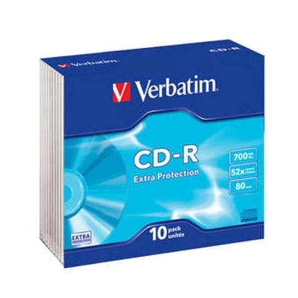 Verbatim CD-R 700MB 52x Extra protection surface slim 