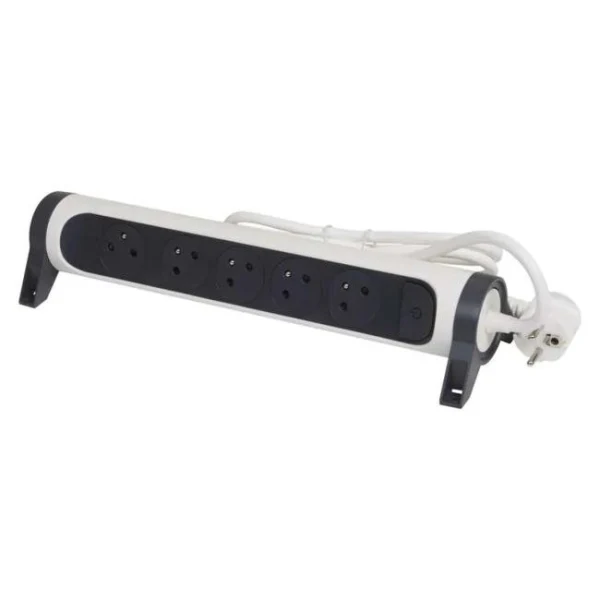 Predlžovací kábel Legrand otočný s 5 zásuvkami s vypínačom 3m 