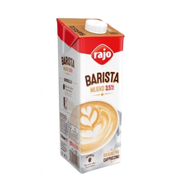 Trvanlivé mlieko plnotučné Barista 3,5% 1 ℓ 