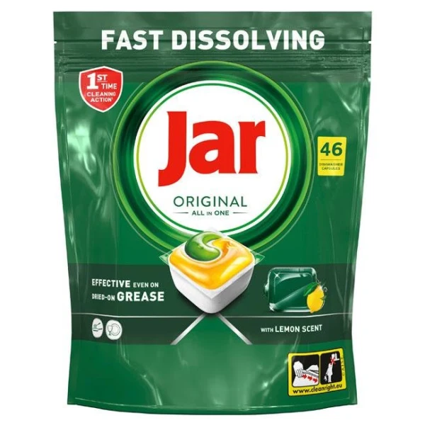 JAR tablety do umývačky riadu Original Yellow 46 ks 
