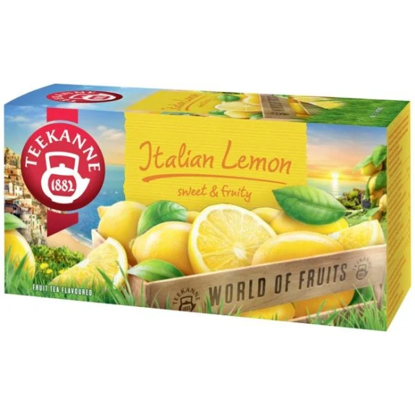 Čaj TEEKANNE World Of Fruits Italian Lemon HB 20 x 2g 