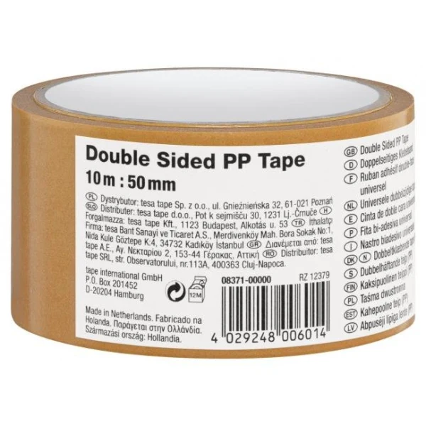 Lepiaca páska obojstranná bez tkaniny 50 mm x 10 m 