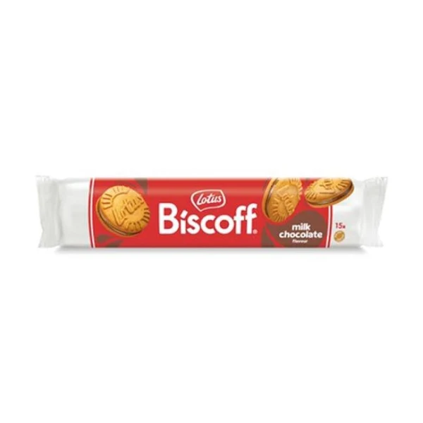 Karamelové sušienky Lotus Biscoff Sandwich mliečna čokoláda 150g 