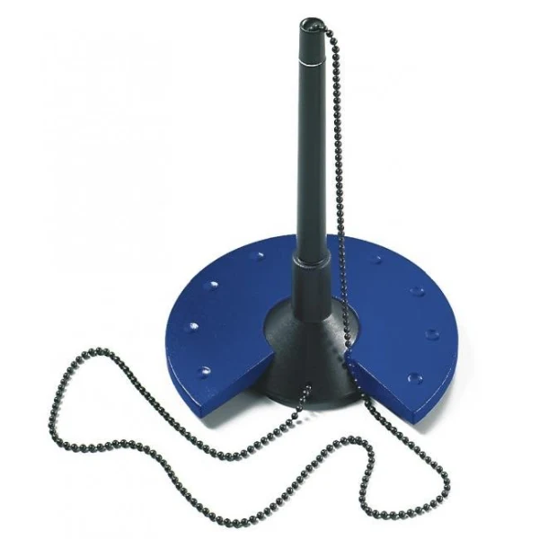 Pero s kruhovým čierno/modrým stojanom 