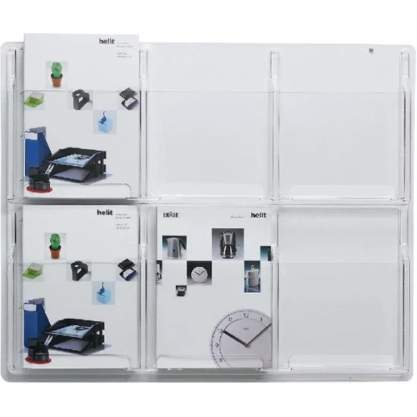 Prezentačný panel so 6 odkladačmi 