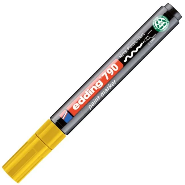 Lakový popisovač edding 790 žltý 