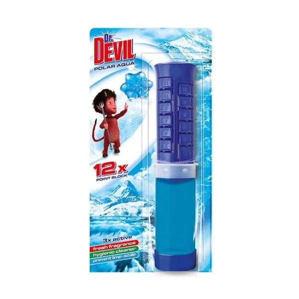 Dr. DEVIL 3in1 WC POINT BLOCK Polar Aqua 