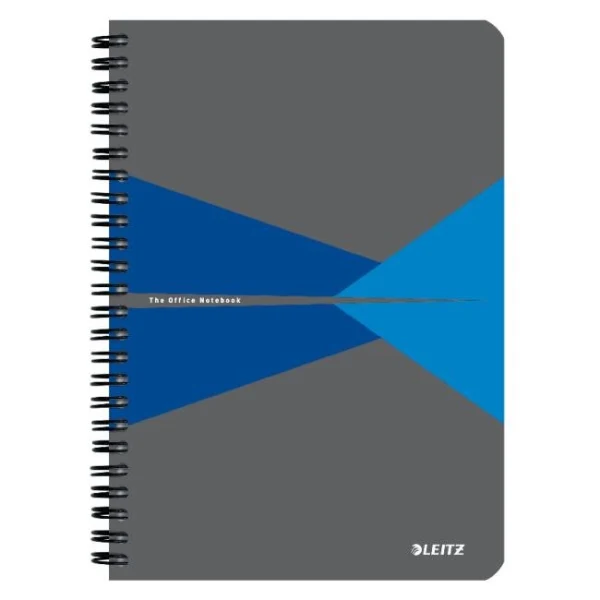 Blok Leitz Office Card A5 90 listov linajkový modrý 