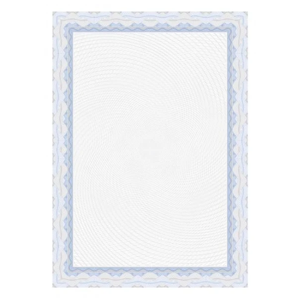 Certifikačný papier APLI A4 modrý, 115g, 25 hárkov 