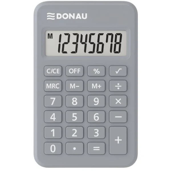Kalkulačka Donau Tech K-DT2082 sivá 