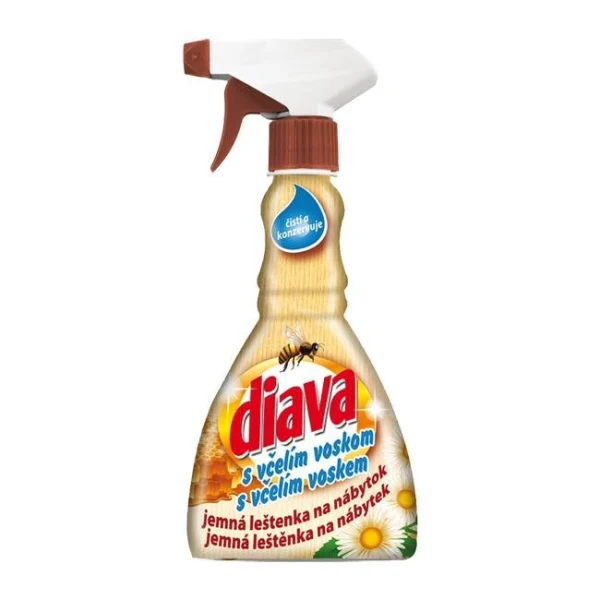 Diava leštenka na nábytok s včelím voskom 330 ml 