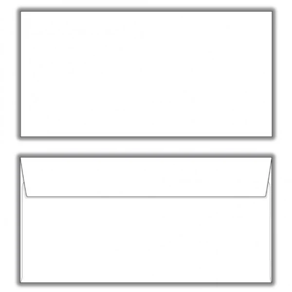 Poštové obálky DL s páskou, 1000 ks 