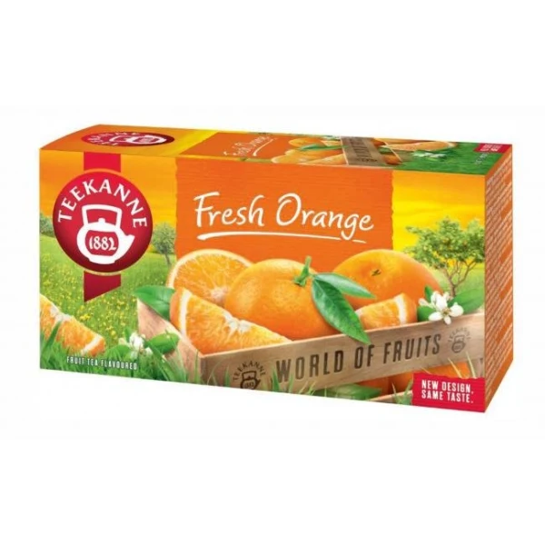 Čaj TEEKANNE ovocný Fresh Orange HB 20 x 2,25g 