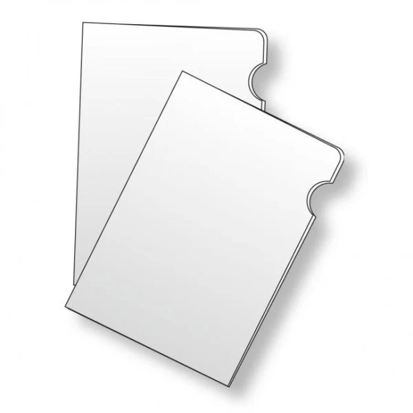 Obal L na dokumenty Karton PP Glasklar 140mic 10ks 