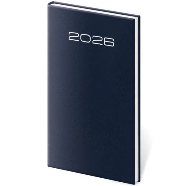 Diár Old Karachi týždenný vreckový modrý 2026 