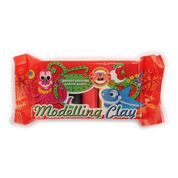 Školská plastelína 100 g 5-farebná 