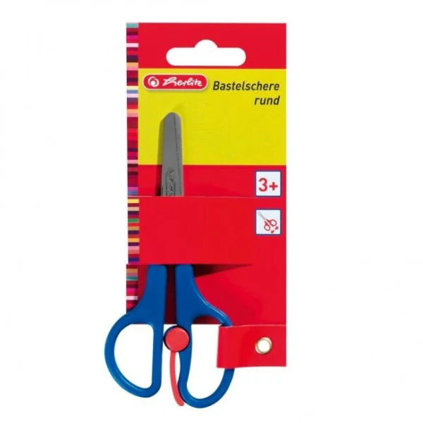 Nožnice Herlitz stredné guľaté 13cm mix farieb 