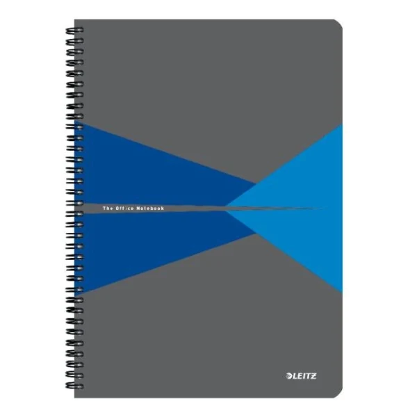 Blok Leitz Office Card A4 90 listov linajkový modrý 