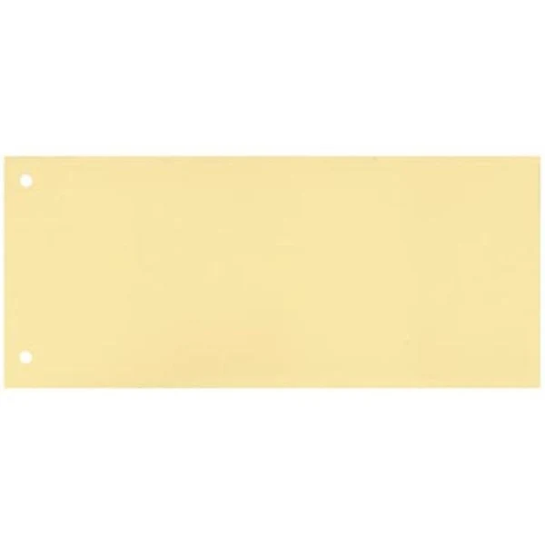 Kartónový rozraďovač Q-CONNECT úzky žltý 