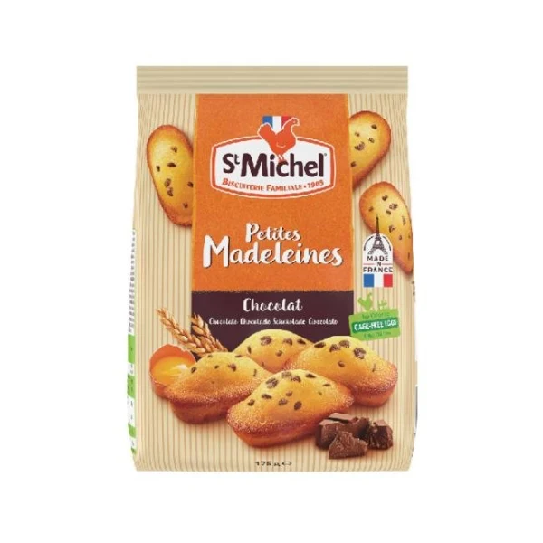 St Michel Mini Madlenky s kúskami čokolády 175g 