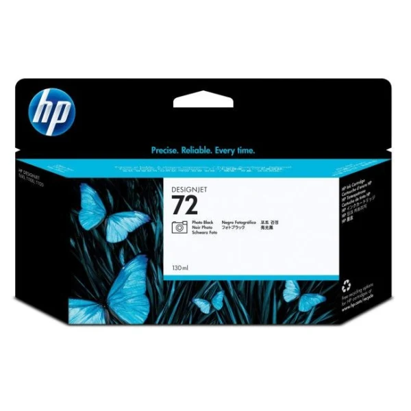 Atramentová náplň HP C9370A HP 72 black (130 ml) pre DesignJet T610/T620/T790/T770