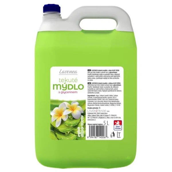 Tekuté mydlo LAVONEA 5 l Aloe Vera 