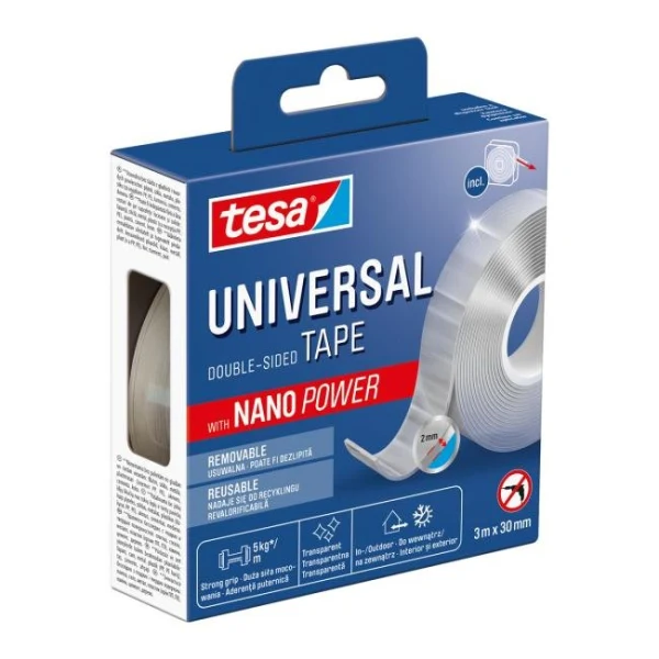Obojstranná páska Tesa NANOTAPE 30 mm x 3 m 