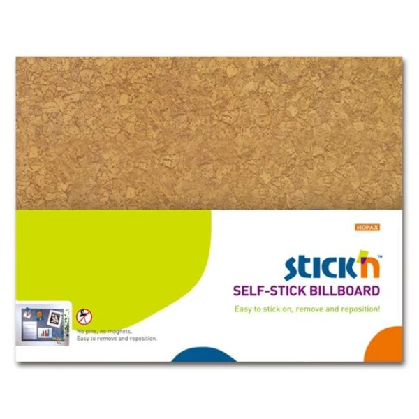 Samolepiaca nástenka Stick’n Hopax 58x46 cm hnedá 