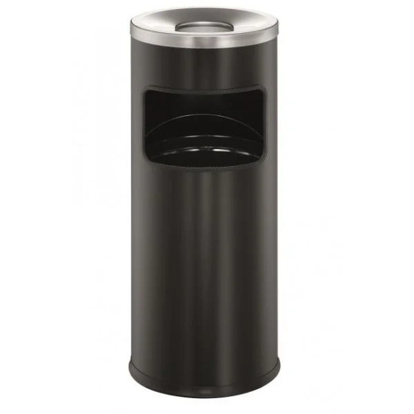 Kôš s popolníkom 17 ℓ čiierny 