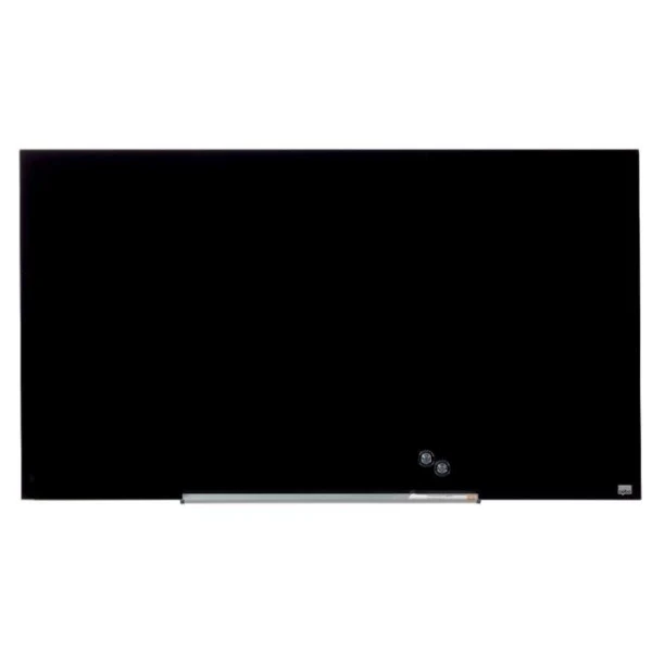 Sklenená tabuľa Nobo Diamond čierna 57”, 1260x710mm 