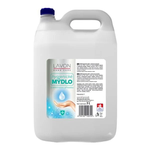 Tekuté mydlo LAVONEA s antivírusovou prísadou 5l 