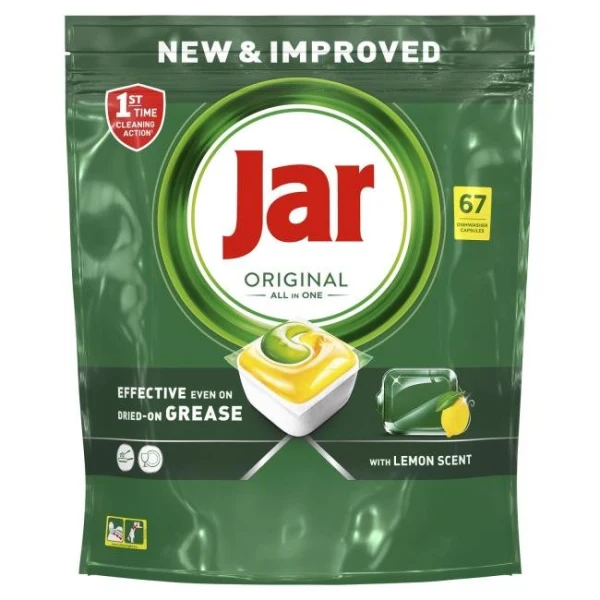 JAR tablety do umývačky riadu Original Yellow 67ks 