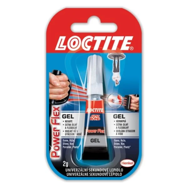 Sekundové lepidlo Loctite Super Bond Power Flex Gel 2g 