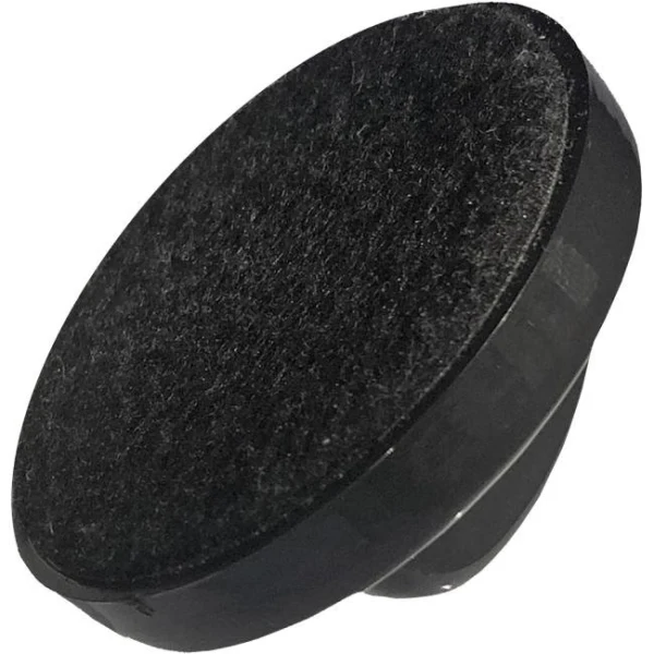 Mini stierka magnetická s držiakom na popisovač, čierna 