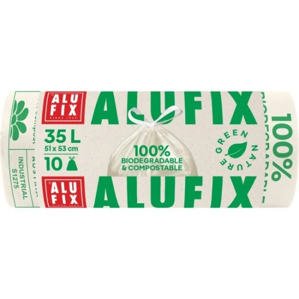 Vrecia kompostovateľné na bio odpad zaťahovacie 35l/10 ks 