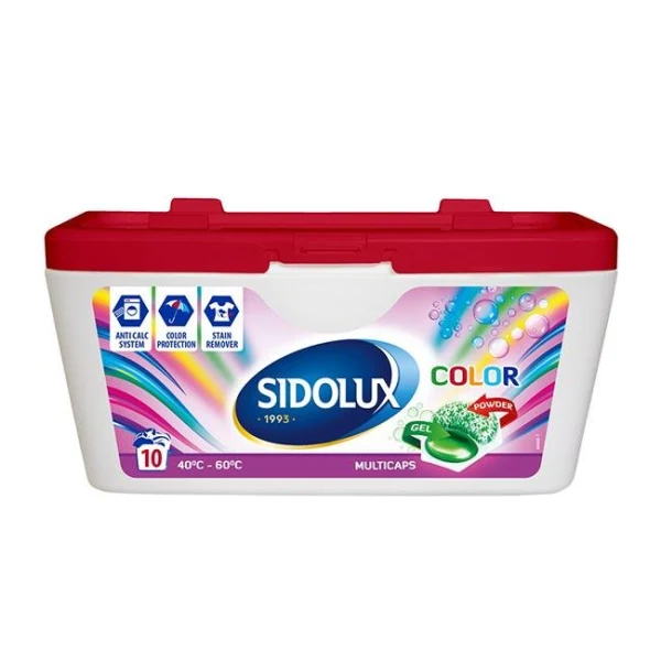 Sidolux pracie kapsuly multicaps color 10 ks 