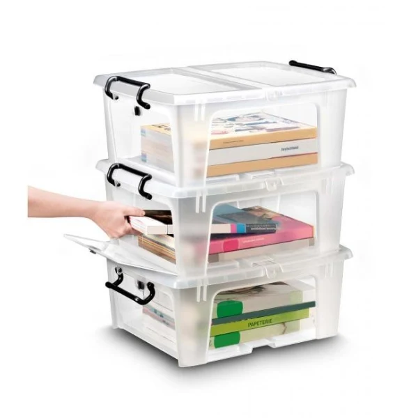 Plastový box s otváraním spredu 20l 