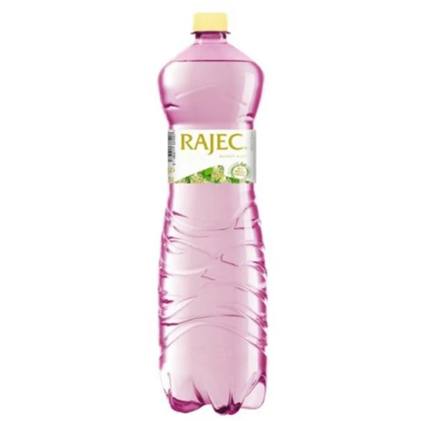 Pramenitá voda Rajec ochutená - bazový kvet nesýtená 6 x 1,5 ℓ 