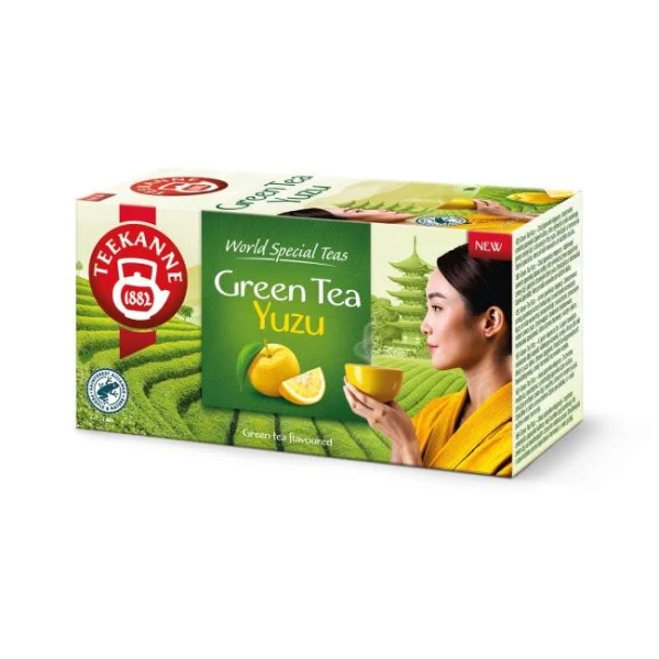 Čaj TEEKANNE zelený Yuzu HB 20 x 1,75g 