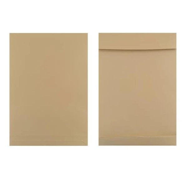 Taška B4 s X dnom a odtrhávacou páskou 250 x 354 mm hnedá 130g 