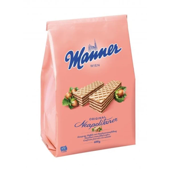 Oblátky Manner Original lieskovoorieškové 400 g 