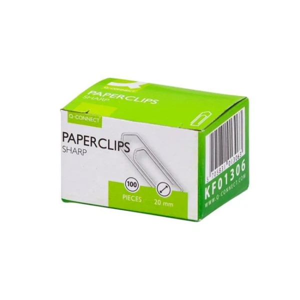 Spisové spony Q-CONNECT 20mm 