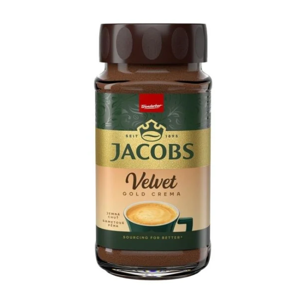 Káva Jacobs Velvet Gold Crema instantná 180g 